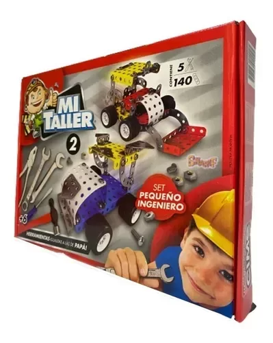 Producto - Mi taller Cime (grande) 140 piezas + 5 herramientas