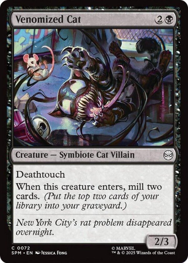 Producto - Venomized Cat #72  Marvel's Spider-Man