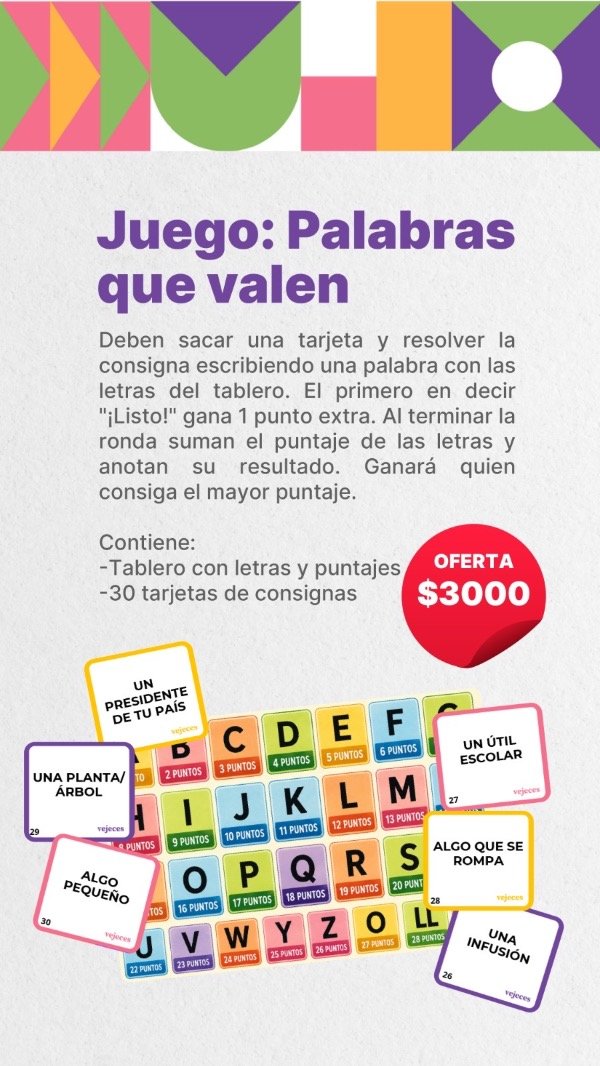 Producto - Palabras que valen