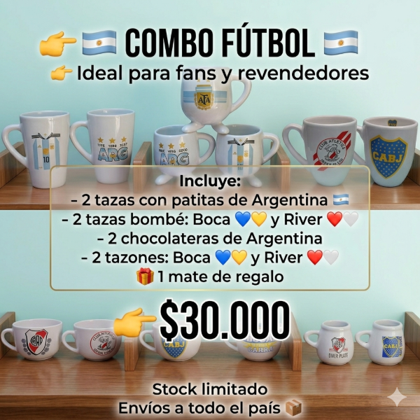 Producto - COMBO EMPRENDEDOR "FUTBOL"