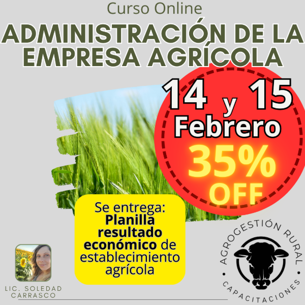 Producto - Curso Online Administración de la empresa agrícola