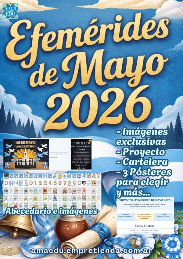Producto - EFEMÉRIDES MAYO 2026