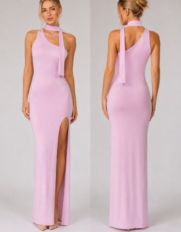 Producto - (#4128) VESTIDO LARGO CON LAZO - 0