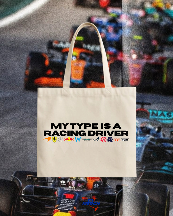 Producto - Totebag "My type is a Racing Driver"