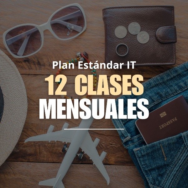 Producto - Plan Estándar IT / 12 Clases mensuales
