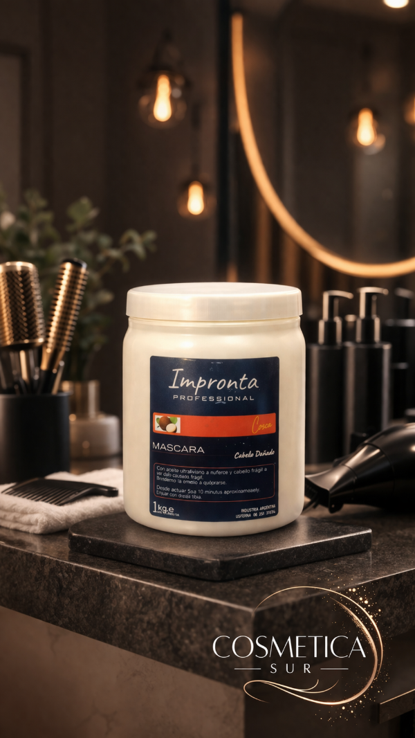 Producto - máscara de coco impronta x 1000