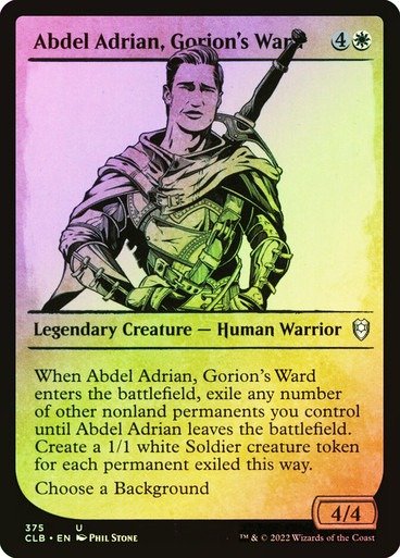 Producto - Abdel Adrian, Gorion's Ward (Showcase Foil)