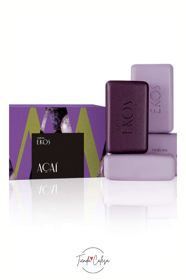 Producto - Ekos - Jabones Acaí - Cremosos y exfoliantes (caja x 4)