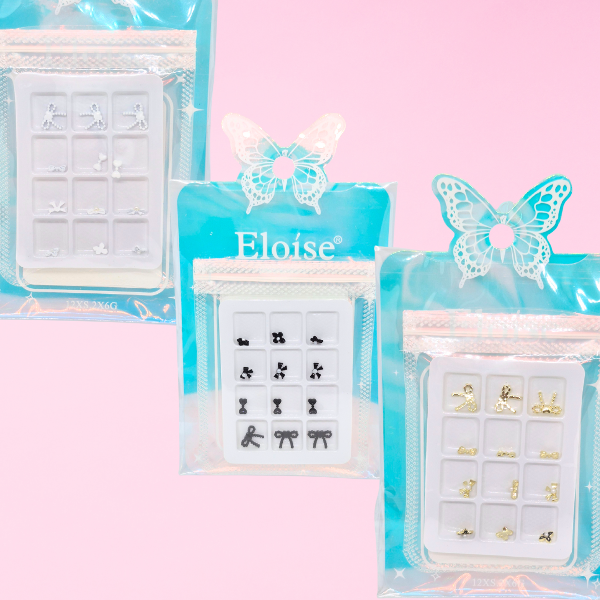 Producto - DIJES METALICOS DE MOÑOS DIFERENTES COLORES ELOISE