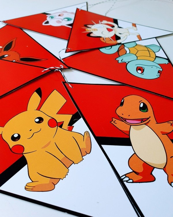 Producto - Pokemon Set X 3 Guirnaldas Banderin + Guirnalda - 4