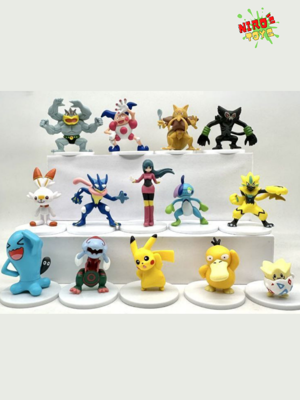 Producto - Pokemon set x14 (4-9CM) - Figura Pokemon - Nirostoys
