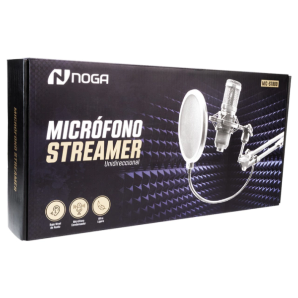 Producto - MICRÓFONO STREAMER HI-FI UNIDIRECCIONAL MIC-ST800