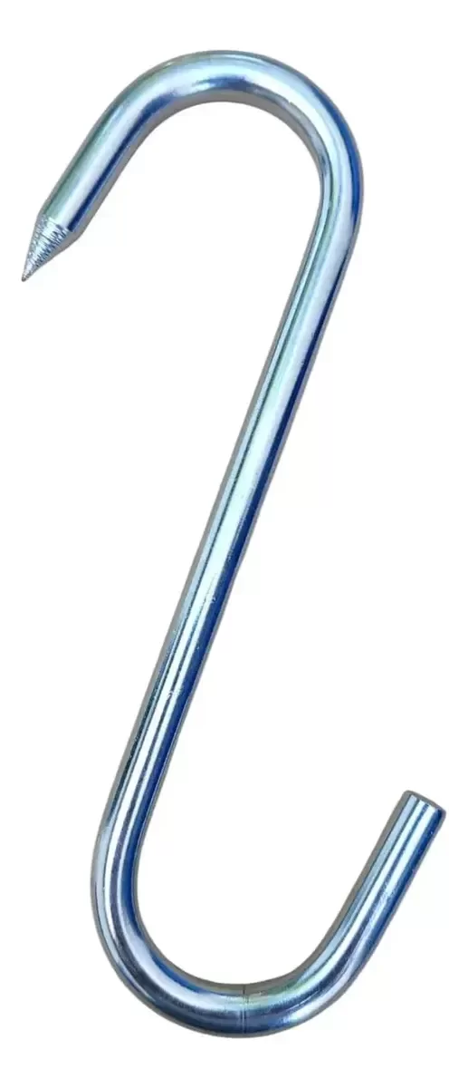 Producto - Gancho Carnicero  Acero Cromado Modelo 10x8 - 0