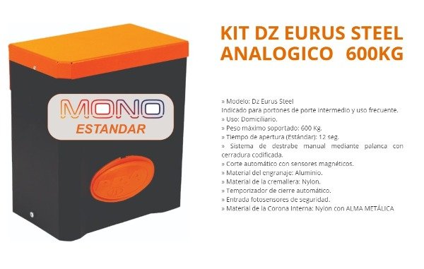 Producto - Kit Eurus Stell Analogico 600