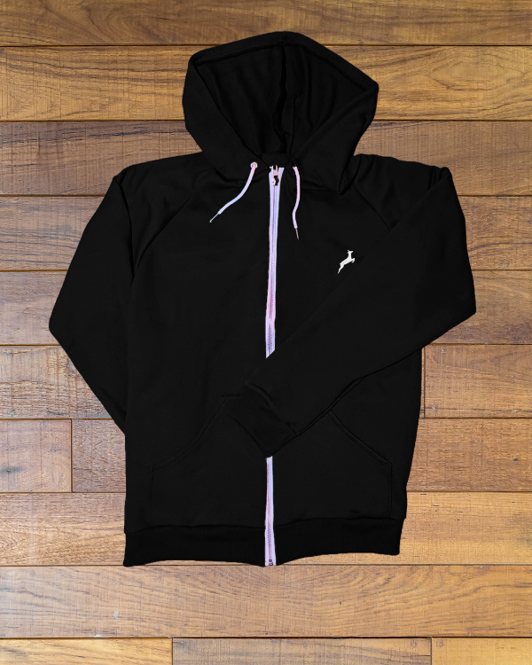 Producto - Campera Lisa Algodón M/e - Negro