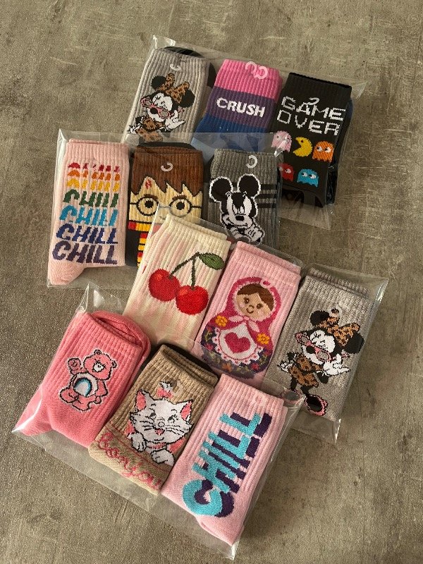 Producto - Medias Motivos 3/4 Pack X3 Pares