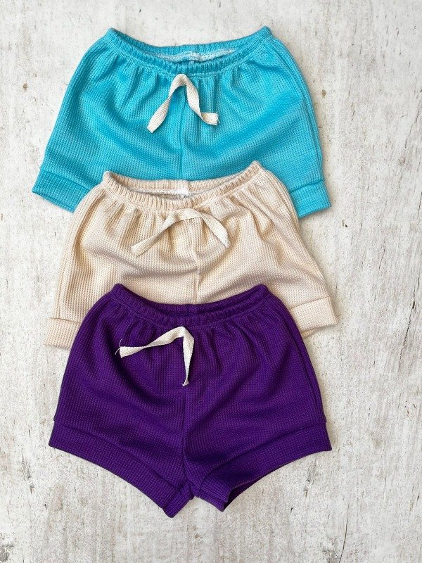 Producto - Short waffle 0/18 M pack x6 unid - 3