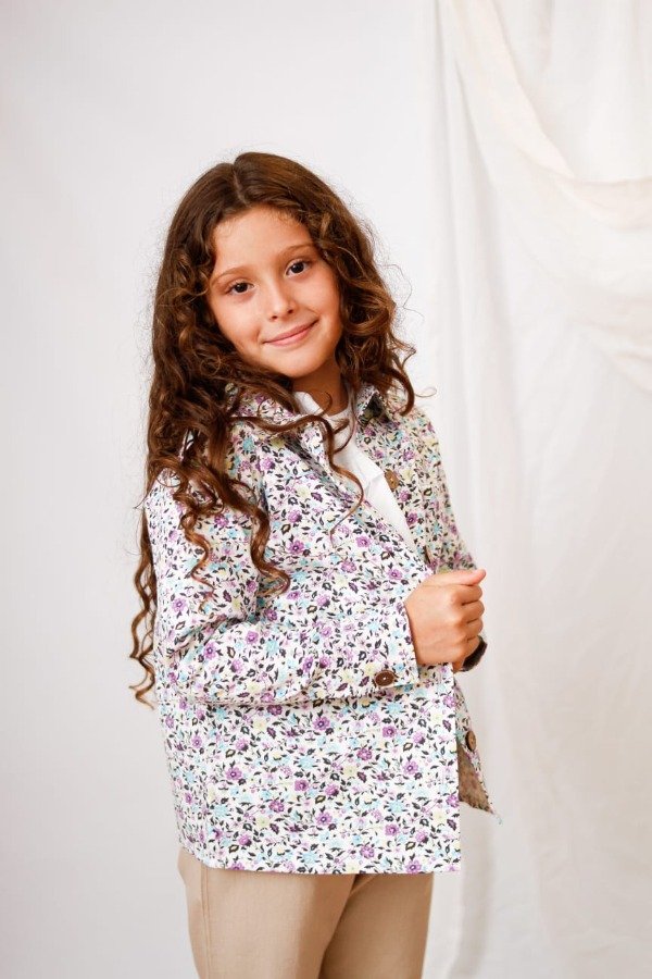 Producto - CAMPERA GABARDINA FLOREADA