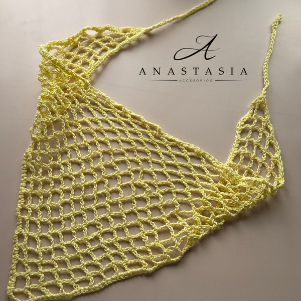 Producto - Pañuelo rombo amarillo