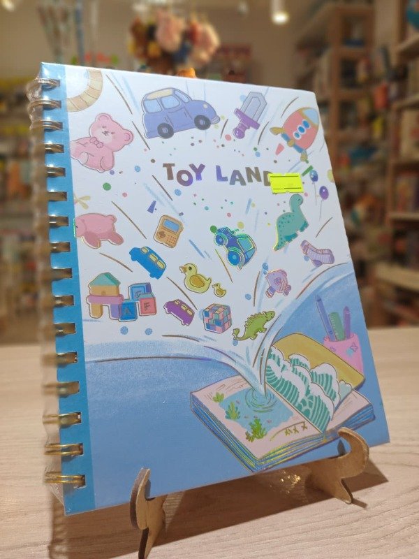 Producto - Cuaderno anillado dorado - 0