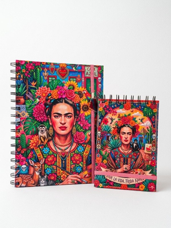 Producto - CUADERNO A5 FRIDA KAHLO + LIBRETA A6 - 0