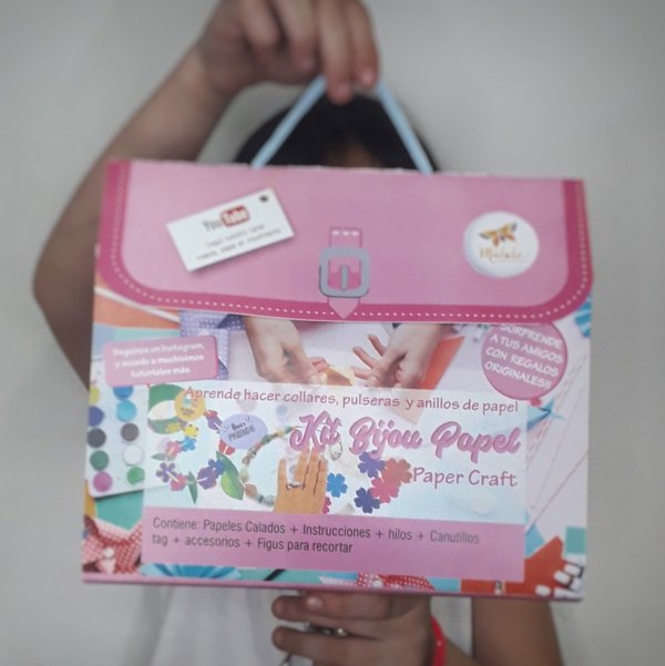 Kit Bijou de Papel - Paper Craft - malula