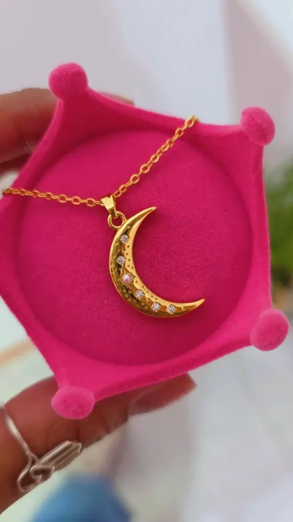 Producto - Collar luna dorada AD - 0