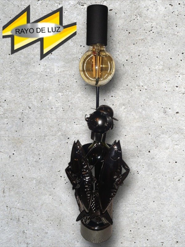 Producto - #LO5247 Botella "pescados" chapa