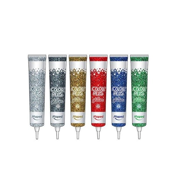 Producto - ADHESIVO GLITTER MAPED X50 ML. V/COLORES