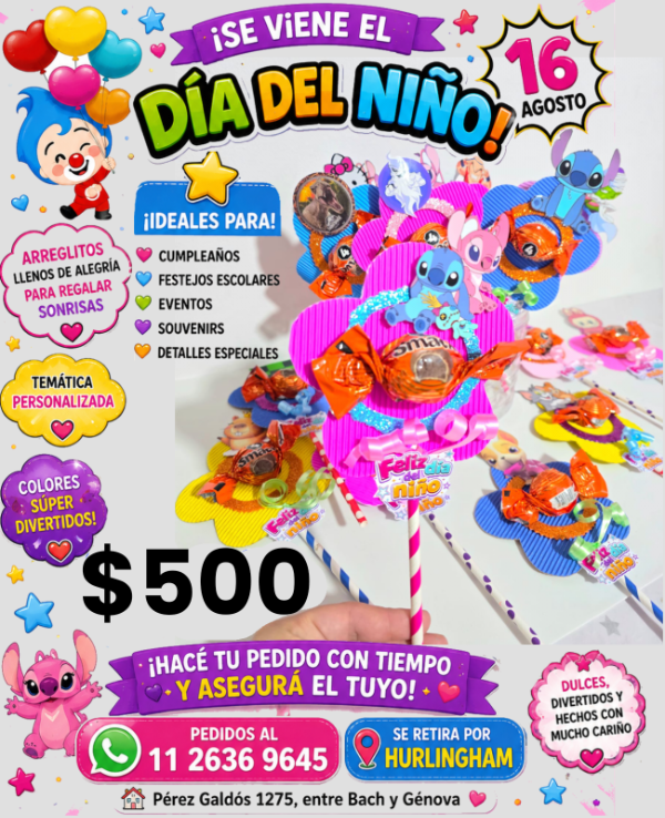 Producto - Souvenir día del niño o días especiales