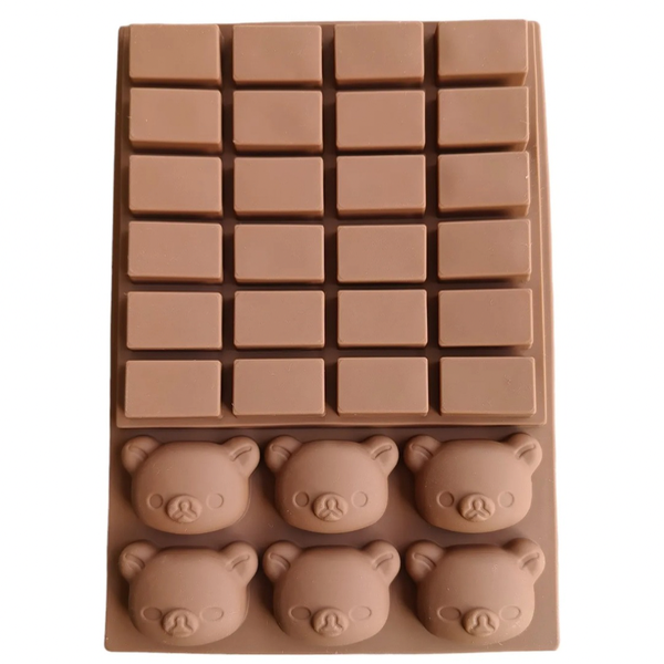 Producto - MOLDE SILICONA IDEAL MINI PILLS CUADRADITOS Y OSITOs