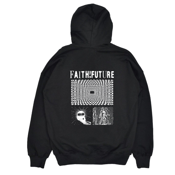 Buzo negro "Faith in the future" 2