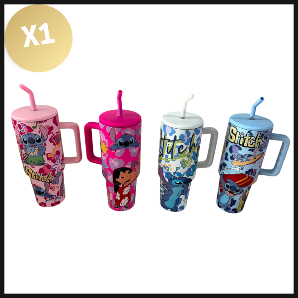 Producto - VASO TERMICO QUENCHER CON DISEÑO STITCH 2.0