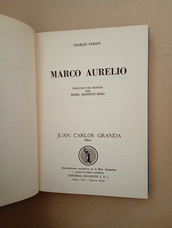 Producto - Marco Aurelio - Charles Parain - Granda 1962 Tapa dura - 1
