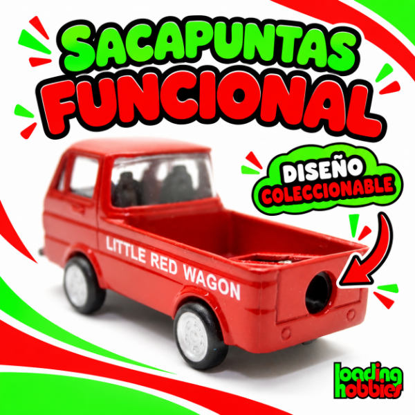 Producto - Camioneta Vintage Sacapuntas Funcional - 3