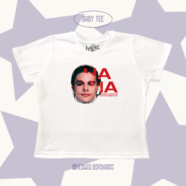 Producto - Baby Tee "Ha Ha Cato CA7RIEL Y PACO"