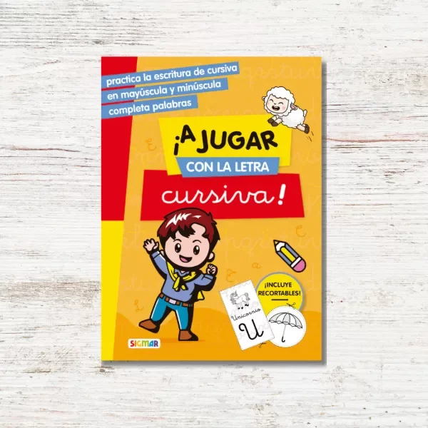 Producto - A JUGAR CON LA LETRA CURSIVA