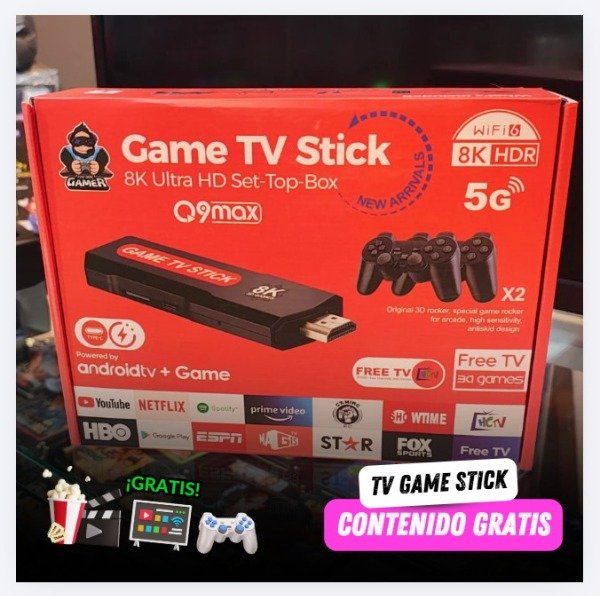 Producto - GAME-STICK TV + JUEGOS ANDROID XUPER / MAGIS