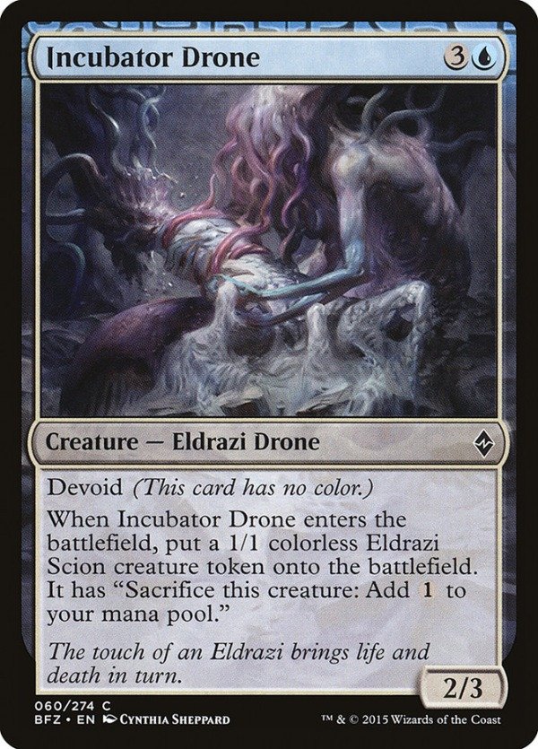Producto - Incubator Drone  Battle for Zendikar