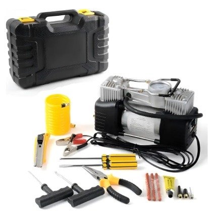 Producto - Compresor portatil con set de herramientas