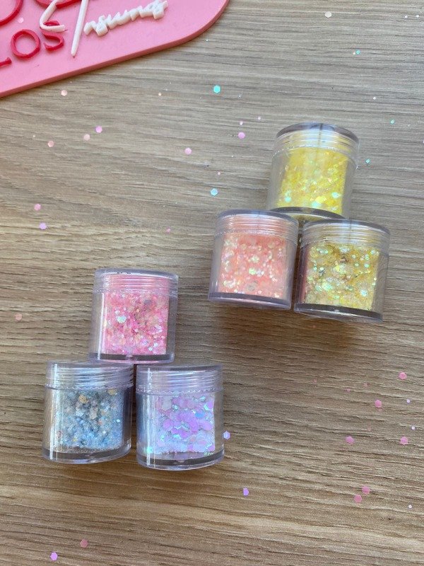 Producto - Glitters chunky x6