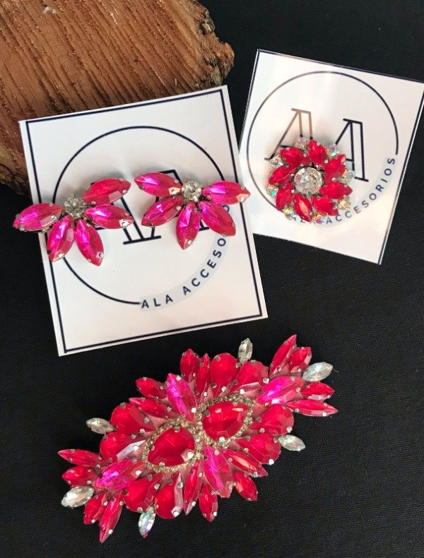 Producto - Conjunto de aplique , anillo y aros
