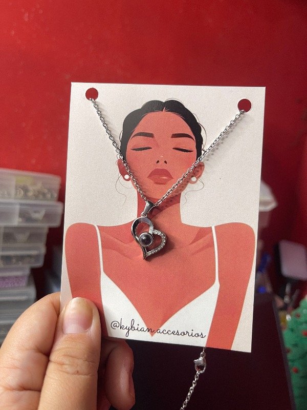 Producto - Collar Te amo 100 idiomas Heart