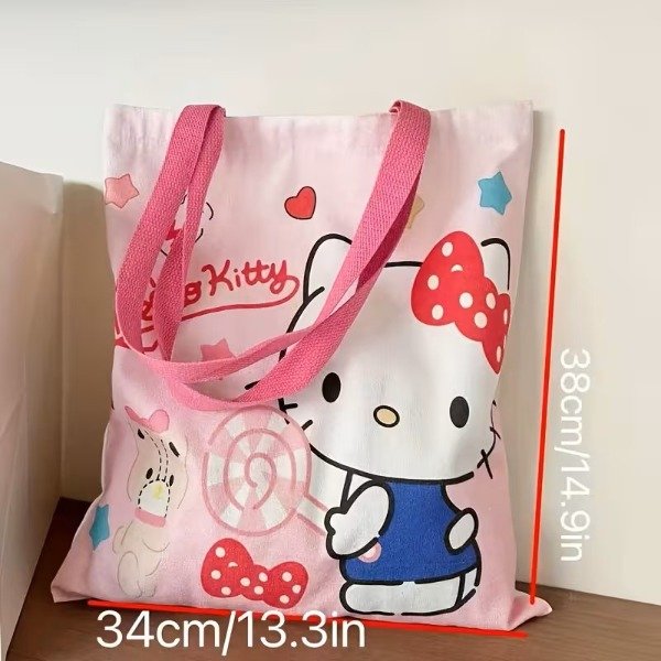 Producto - Tote Bag Lienzo reforzado 34x40 - Hello Kitty - 1