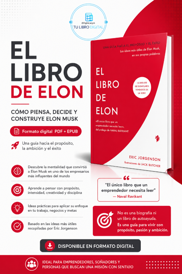Producto - EL LIBRO DE ELON  Eric Jorgenson