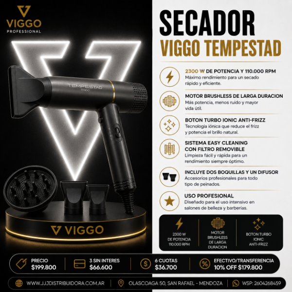 Producto - Secador VIGGO TEMPESTAD