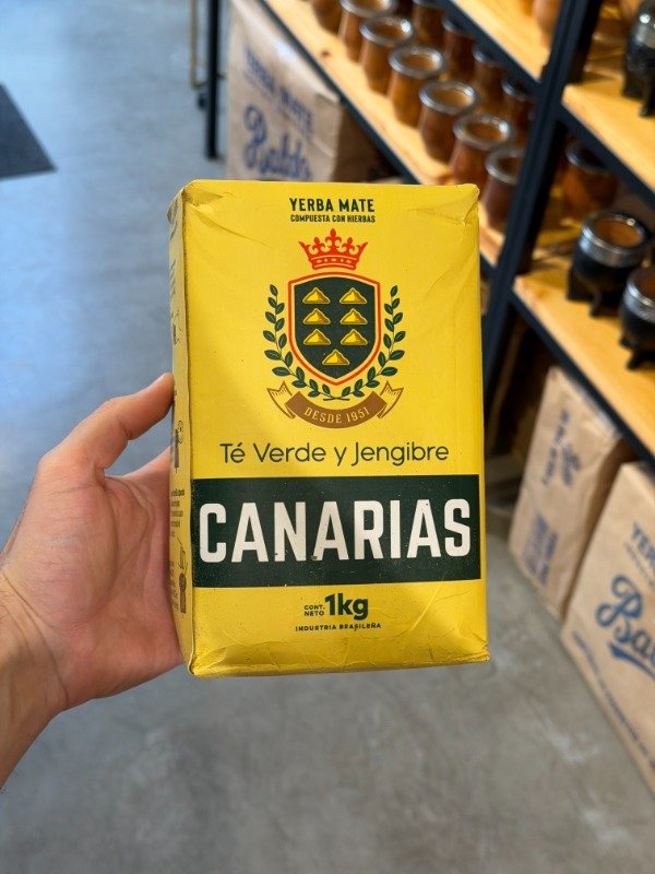 Producto - Yerba Canarias Te Verde y Jengibre 1kg