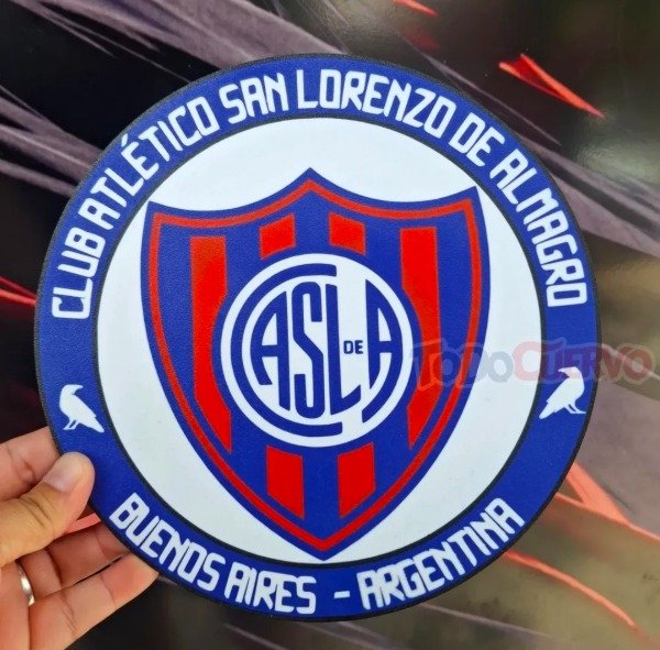 Producto - PLACA CIRCULAR SAN LORENZO 3D
