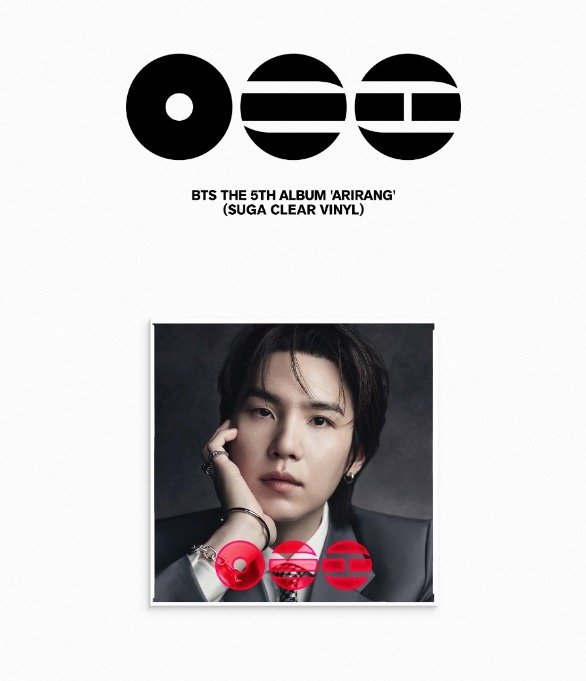 Producto - BTS - ARIRANG [Standard Vinyl - SUGA]