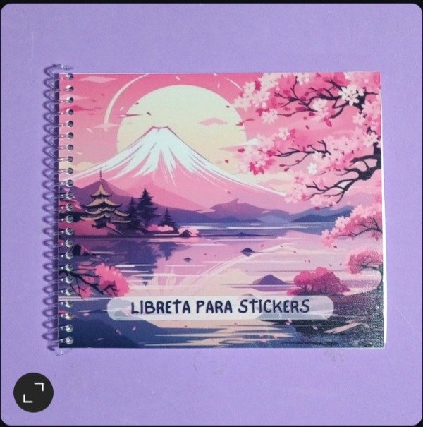 Producto - Libreta para stickers Japón